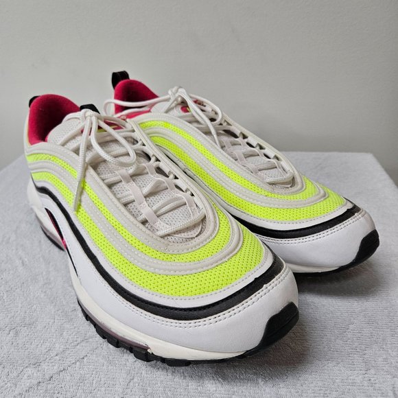 Nike Air Max 97  size 12 White Black Volt Rush C19871-100 - Picture 2 of 5